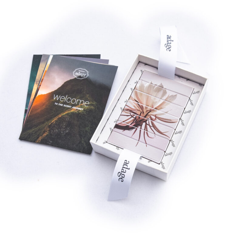 Discovery Set box of eau de parfums by source adage fragrances