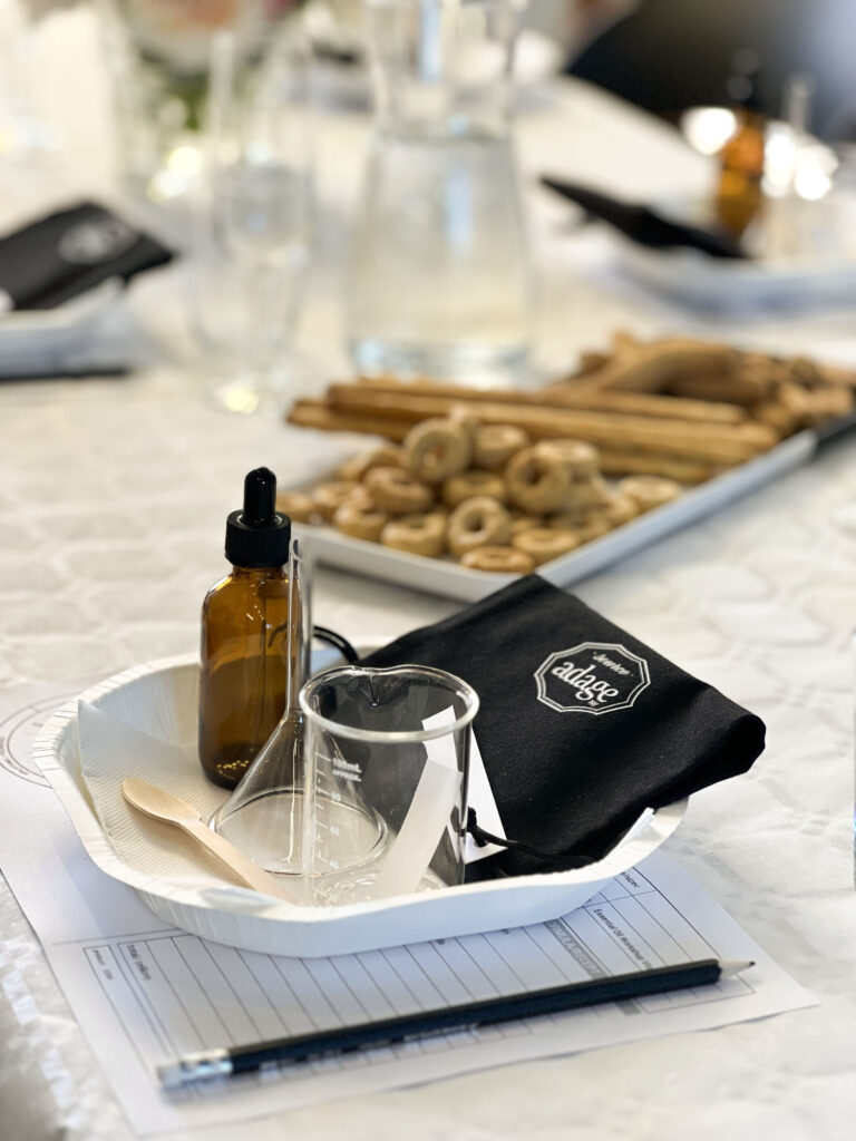 Fragrance workshop at adage studio olfattivo, source adage fragrances